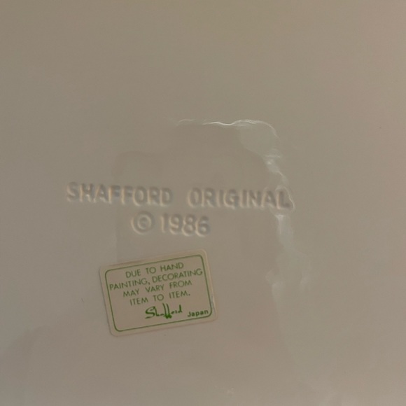 Shafford Original Serving Platter Appetizer Strawberry Divided Tray Vintage 1986 - Picture 3 of 3